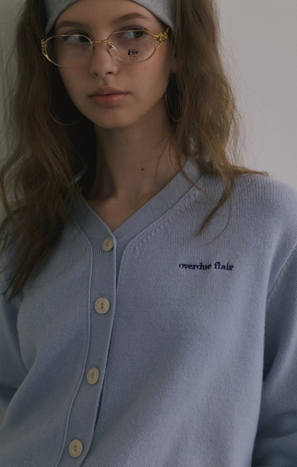 오버듀플레어 울 브이넥 가디건 상품이미지3