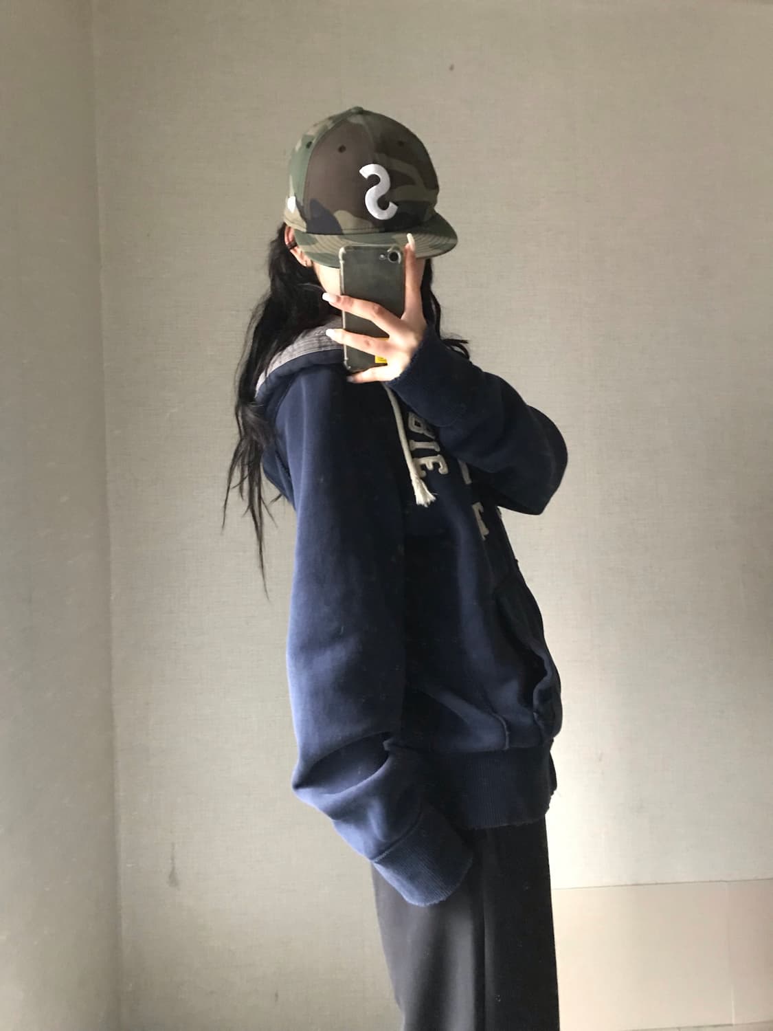 아베크롬비 네이비 후드집업 상품이미지3