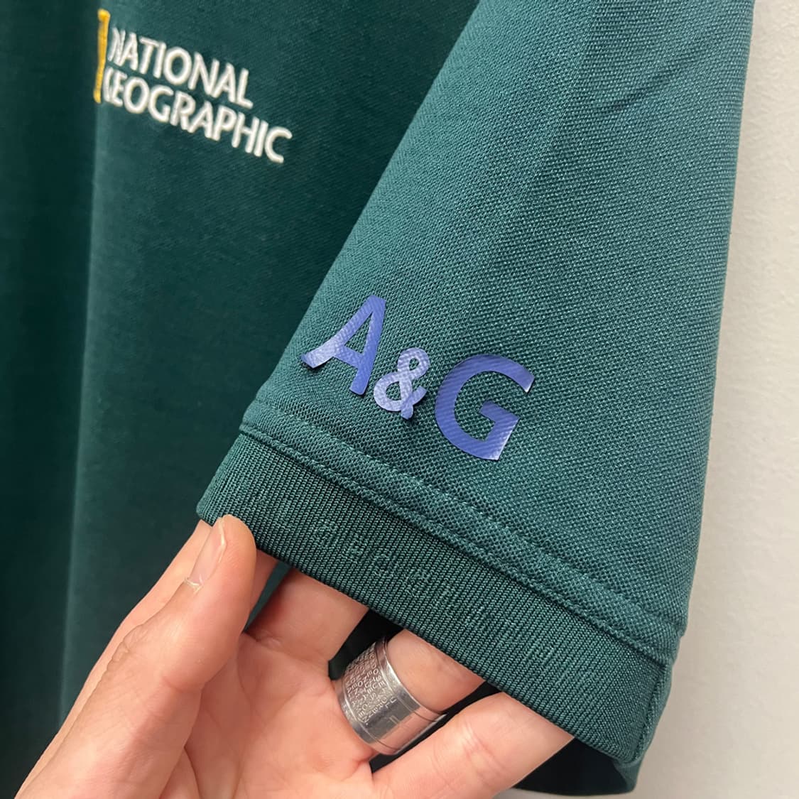 내셔널지오그래픽 베이직 그린 카라 반팔티 2XL 상품이미지5