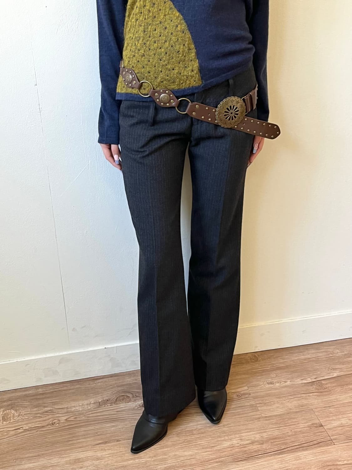 Japan vtg 모하나 웨스턴 벨트 상품이미지5