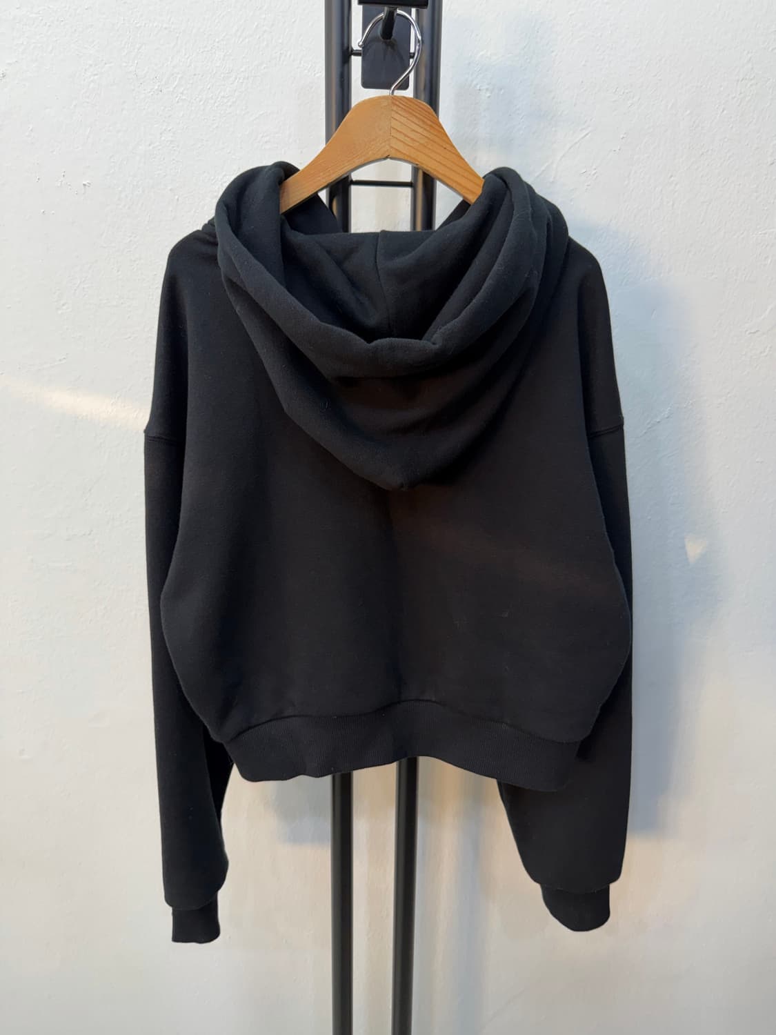 정품) 제너럴아이디어 여성 블랙 후드집업 S 상품이미지4