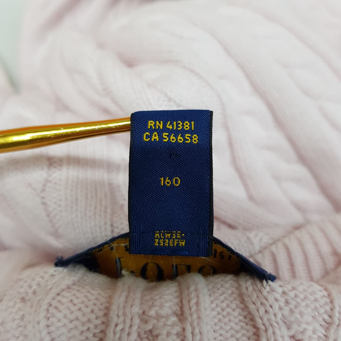 랄프로렌 케이블 니트 가디건 걸즈XL사이즈 상품이미지6