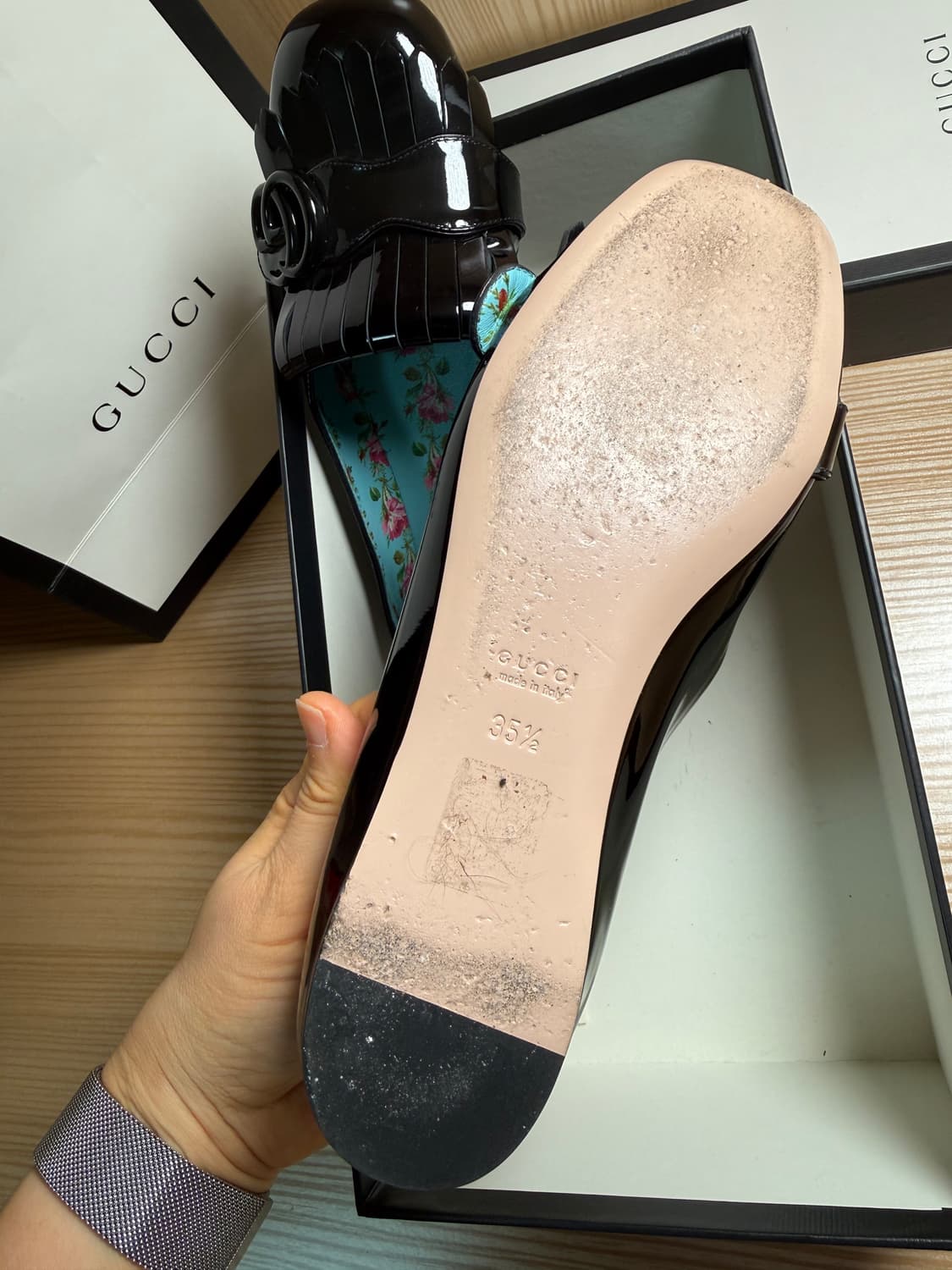 (35.5,225)구찌 마몽 플랫슈즈 상품이미지2