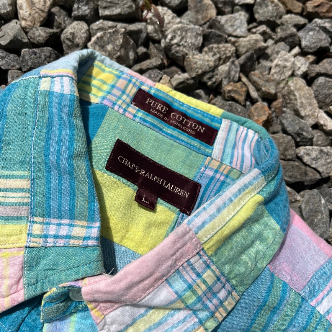챕스 랄프로렌 빈티지 패치워크 셔츠(실측확인) 상품이미지2