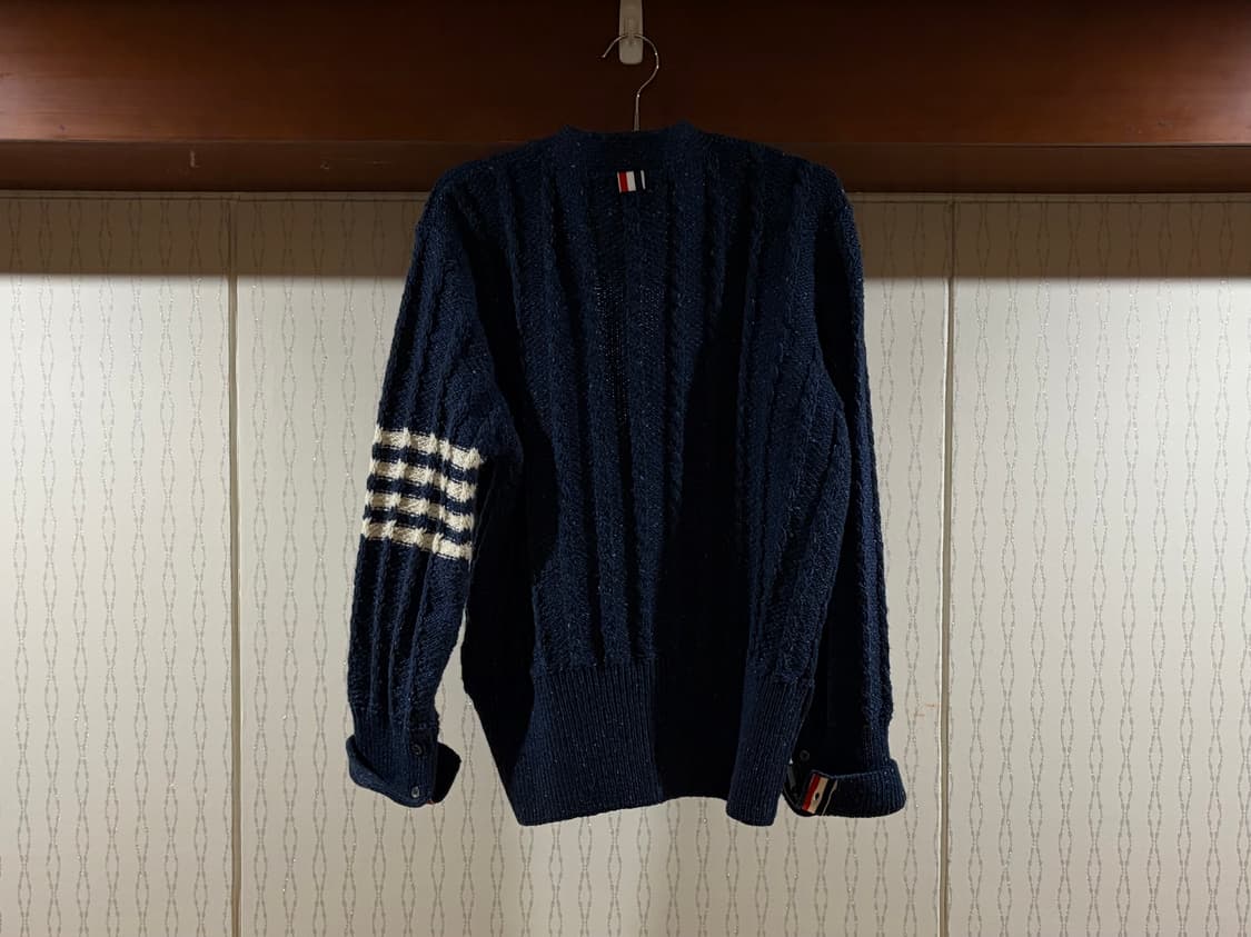 Thom Browne Aran cable knit cardigan 상품이미지3
