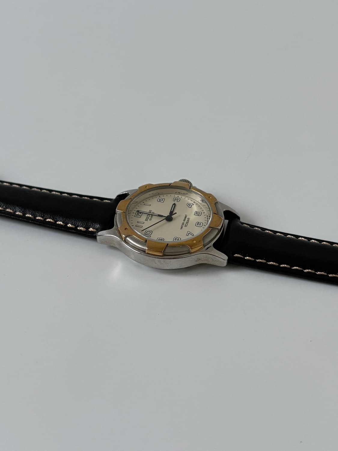 1990s Gold Bezel Cream Dial Quartz 상품이미지6