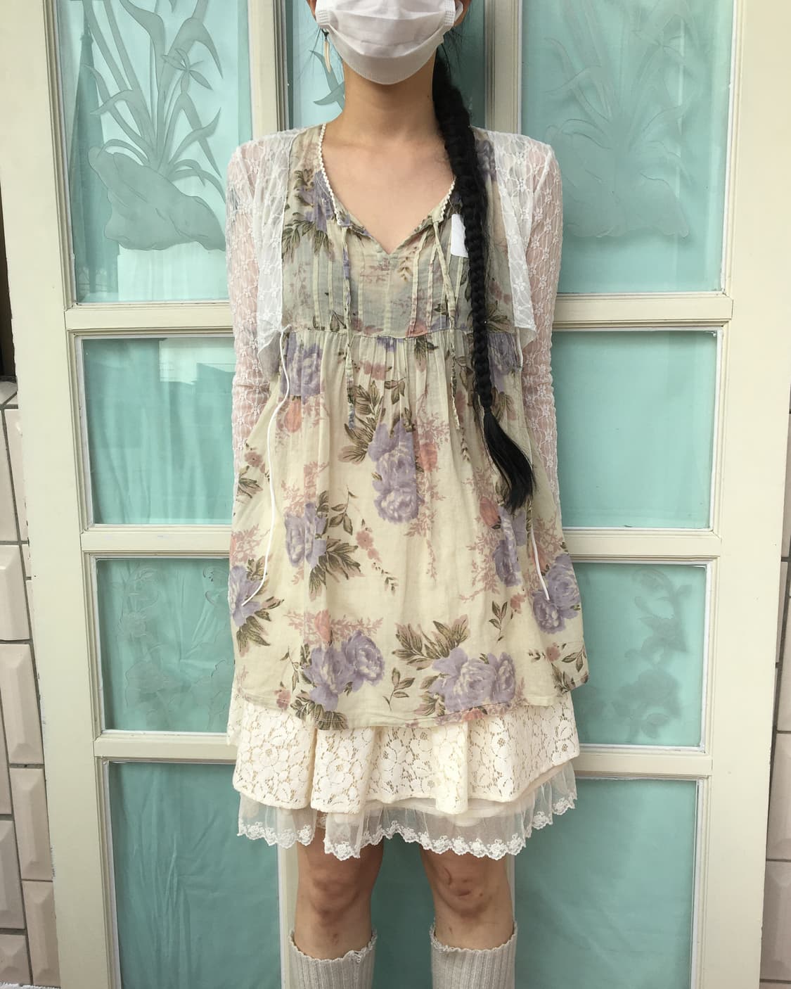 Flower pattern sleeveless 상품이미지5