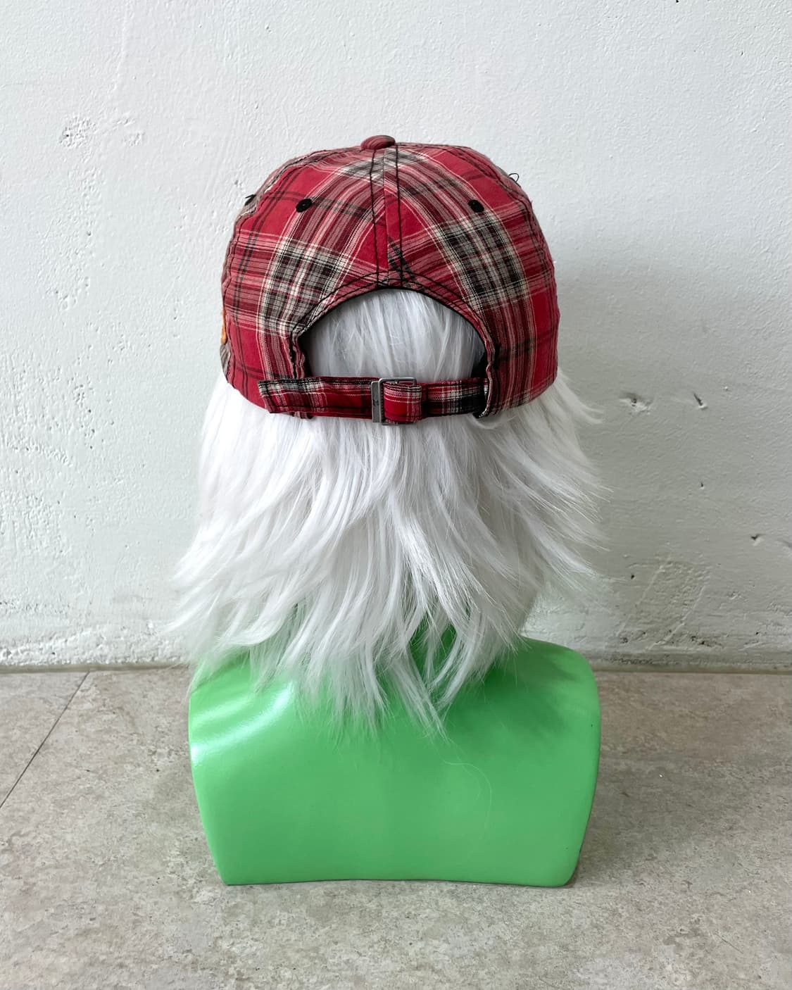 Red checkered wappen cap 상품이미지5