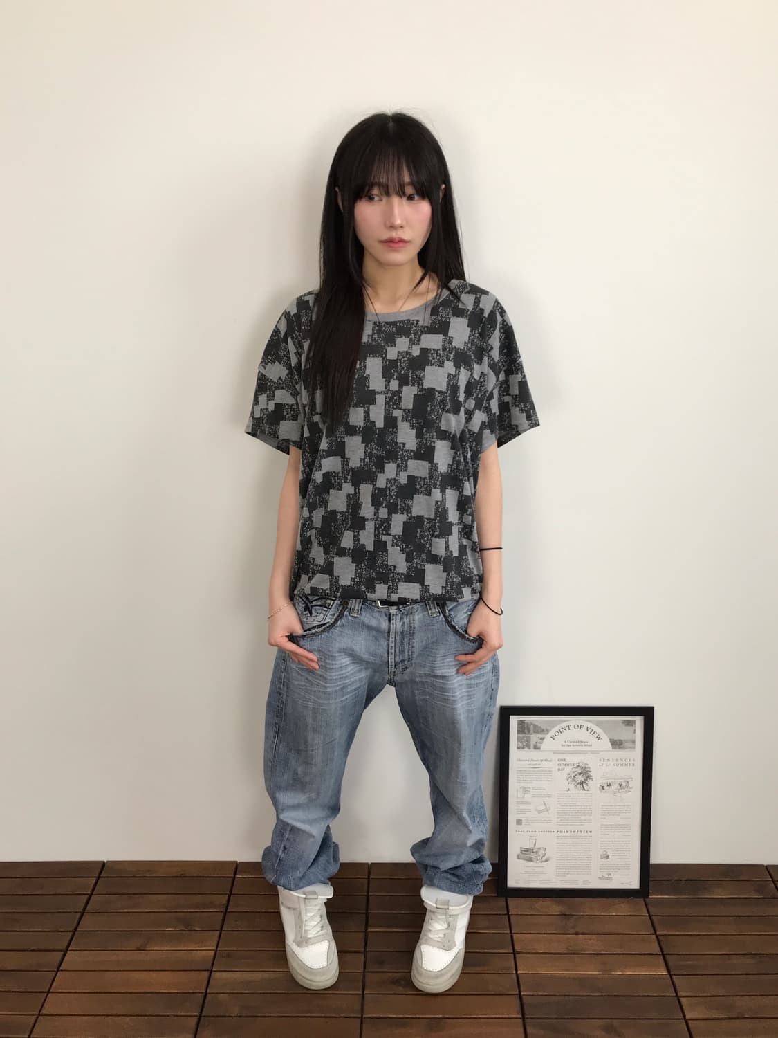 CPA Pattern Tee Grey 상품이미지1