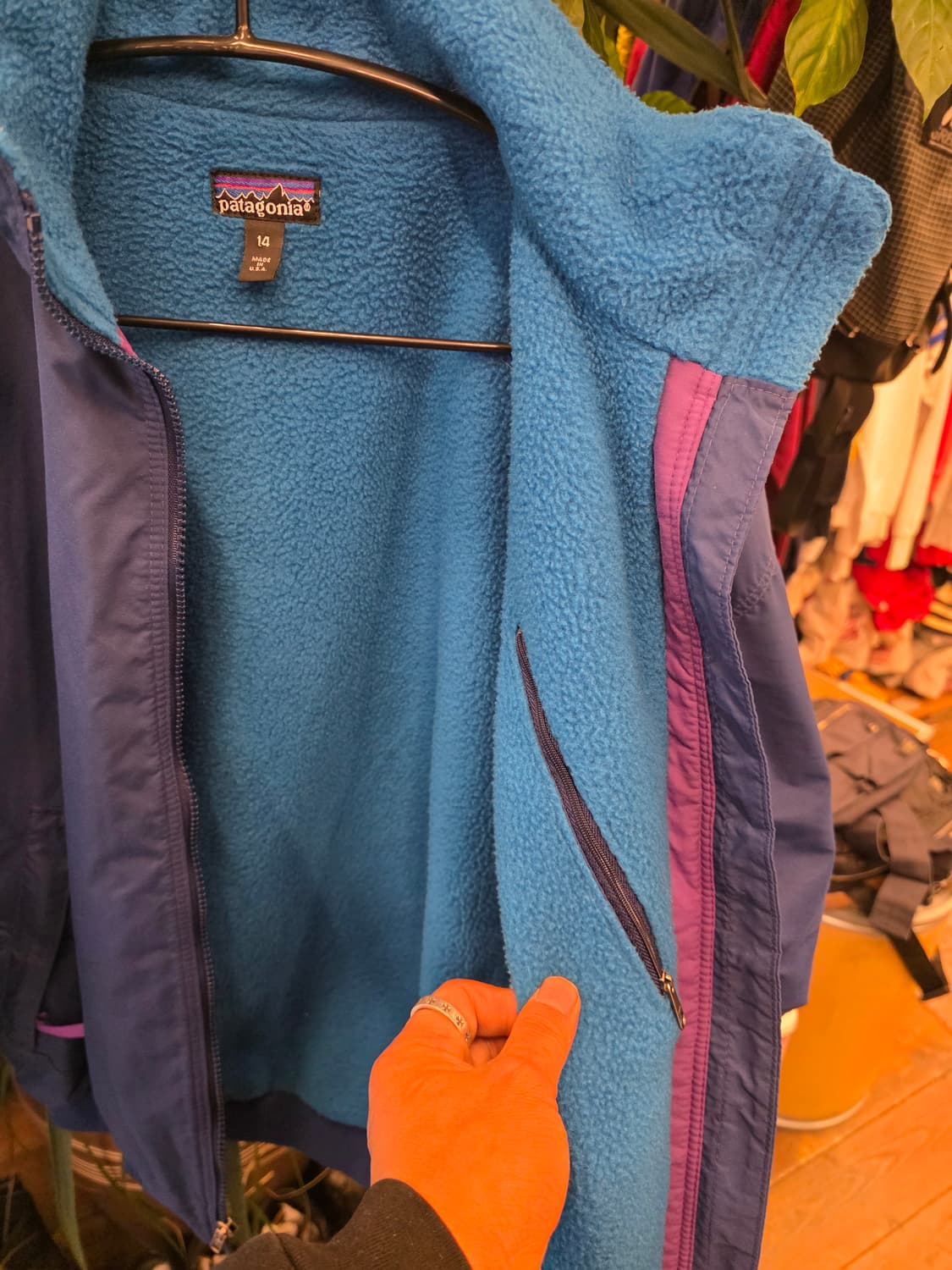 Z-536 파타고니아 신칠라 쉘드 봄버 자켓 상품이미지3