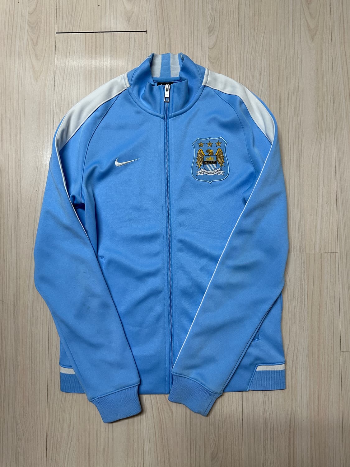 [S] 나이키 맨시티 스카이블루 트랙탑 저지 져지집업 상품이미지2