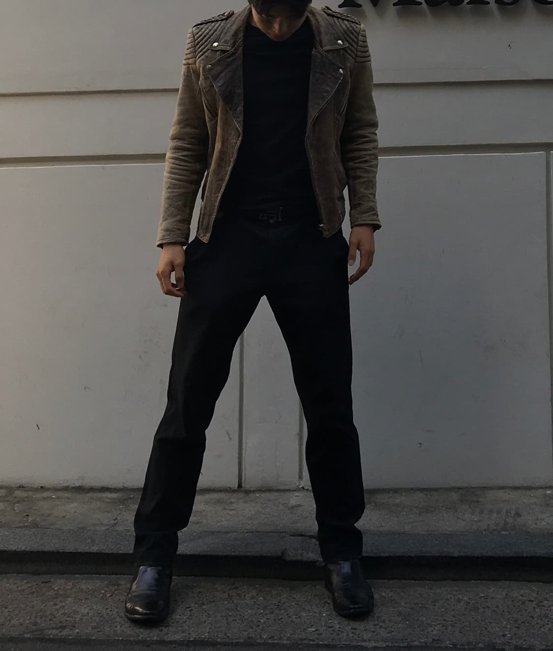 Grunge 00s embroidery design  jacket 상품이미지5