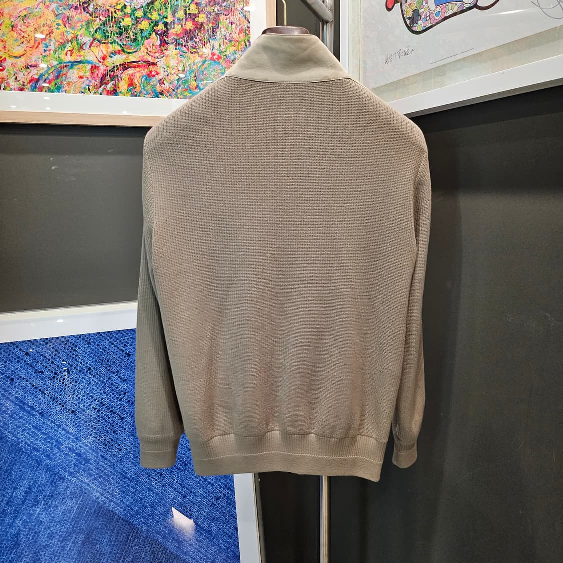 로로피아나 캐시미어 스웨이드 니트 집업 상품이미지3