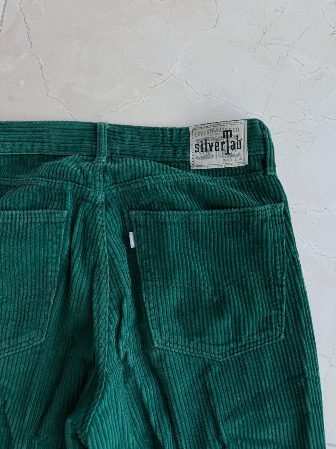 빈티지 리바이스 실버텝 코듀로이 팬츠 그린 사이즈 30 상품이미지6