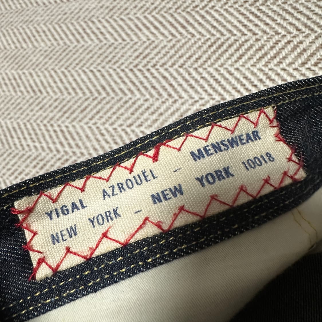 YIGAL AZROUEL usa made denim pants 상품이미지3