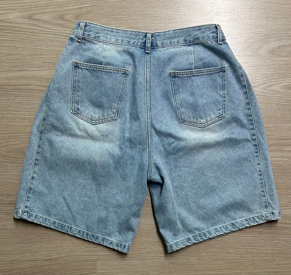 파브레가 디바이드 데님 버뮤다 팬츠 솔트블루 3사이즈 상품이미지2
