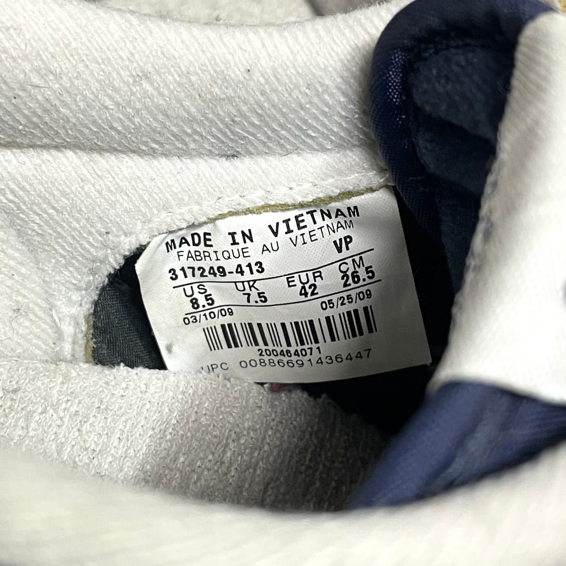 나이키 코르테즈 네이비 스니커즈 US8.5 상품이미지4