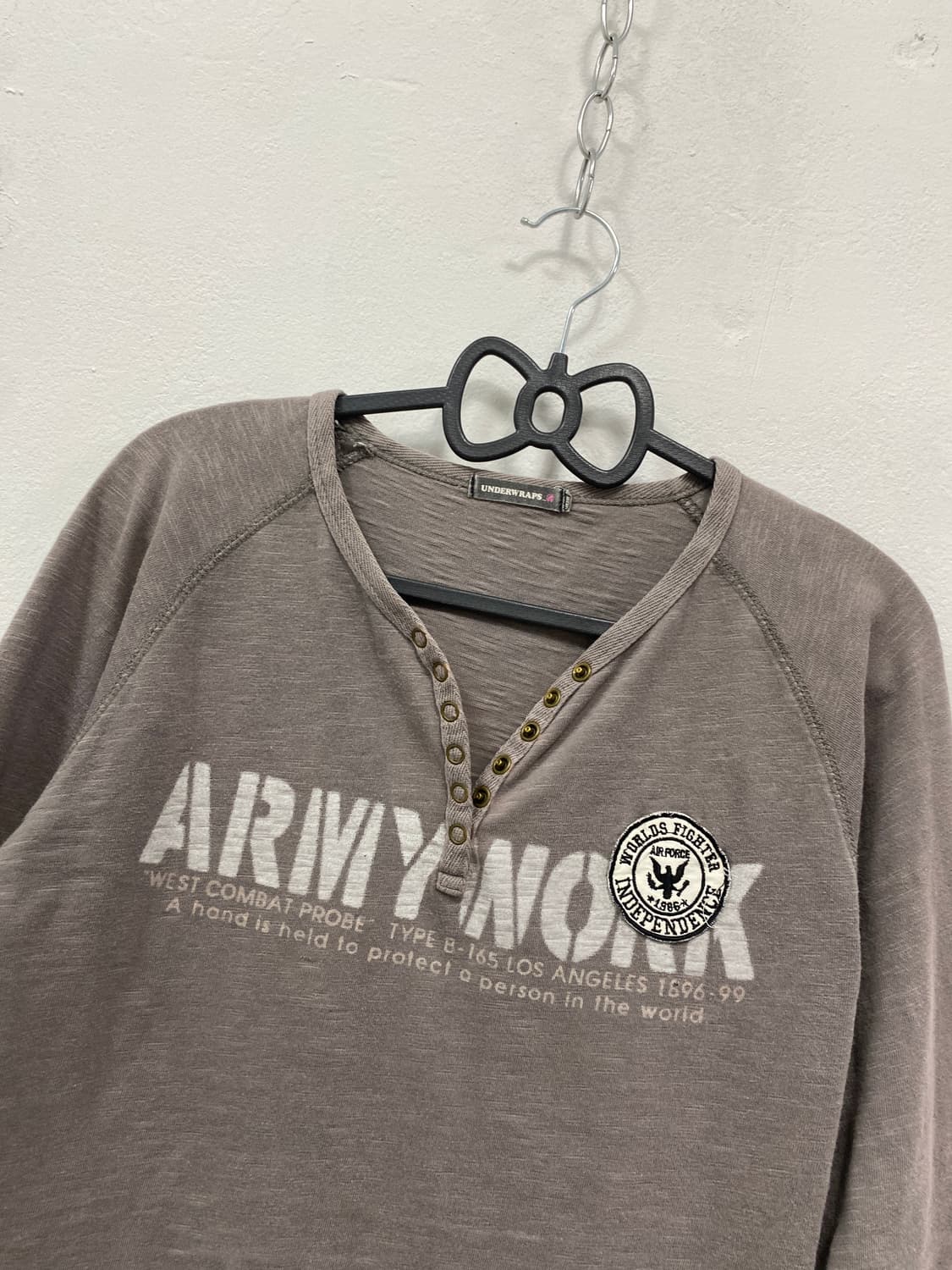 [UNDERWRAPS] 펑크 y2k 7부 롱슬리브 상품이미지6