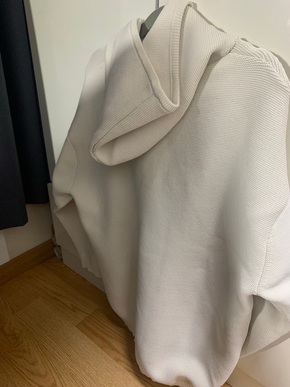 무지 무인양품 라보 워셔블 후드 풀오버파카 크림 M 상품이미지4