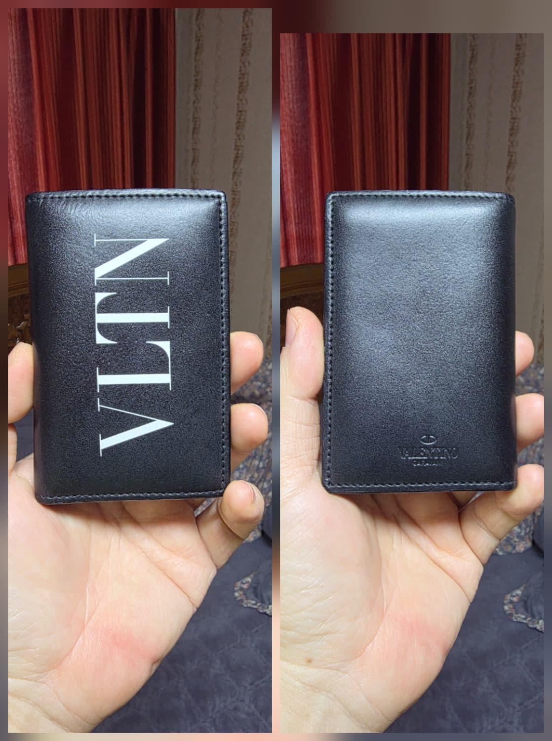 (정품) 발렌티노 가라바니 로고 프린트 카드지갑/남녀공용/개인/팝니다. 상품이미지3