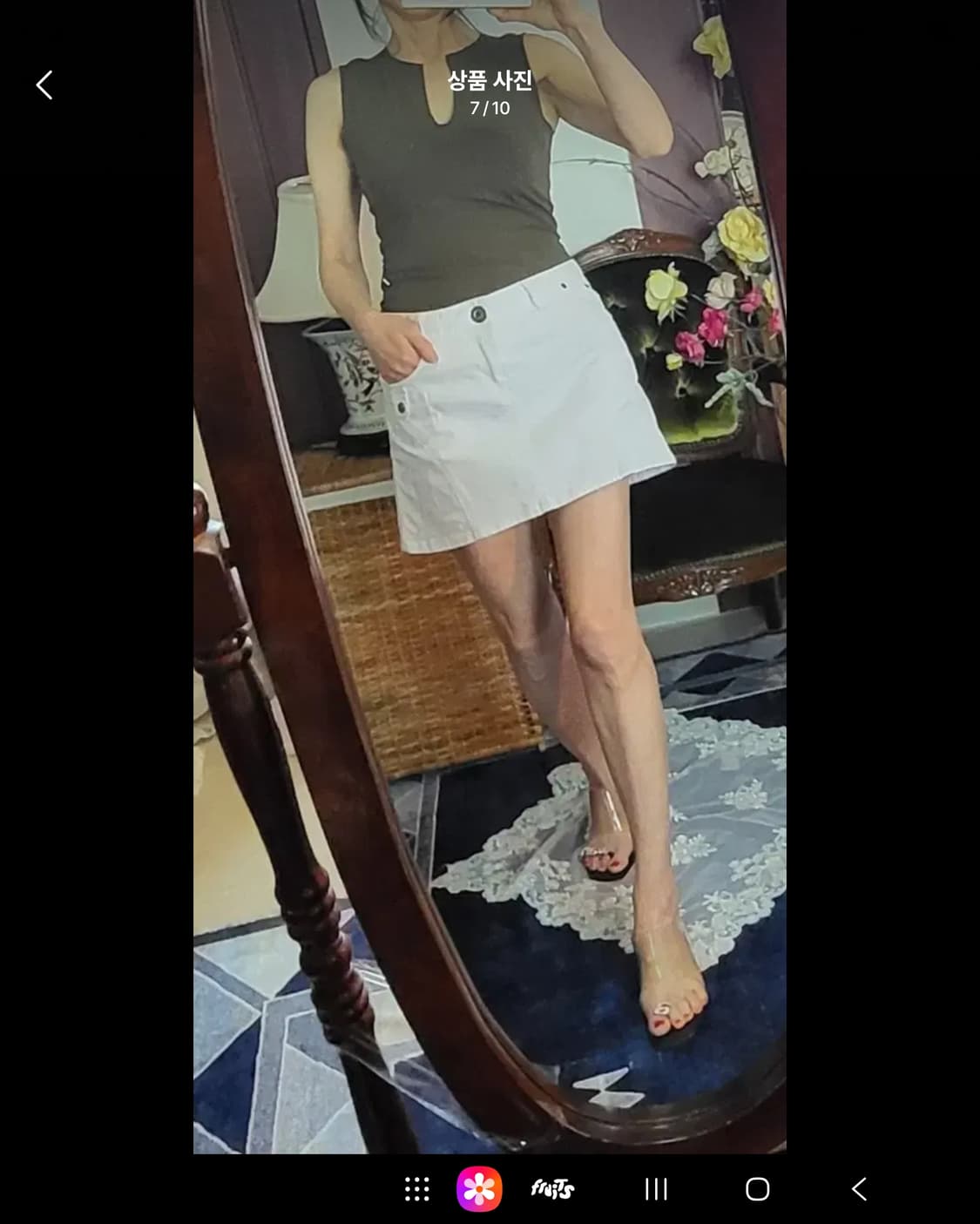 프랑스 모르간 카키 모달 셔츠  상품이미지6
