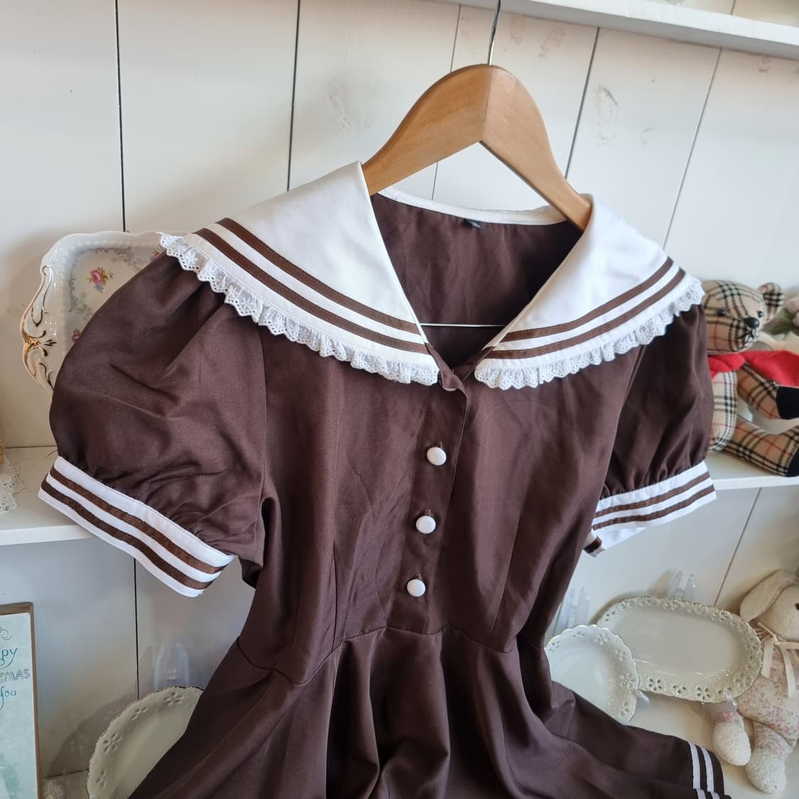 초코브라우니 세라복 원피스 상품이미지3