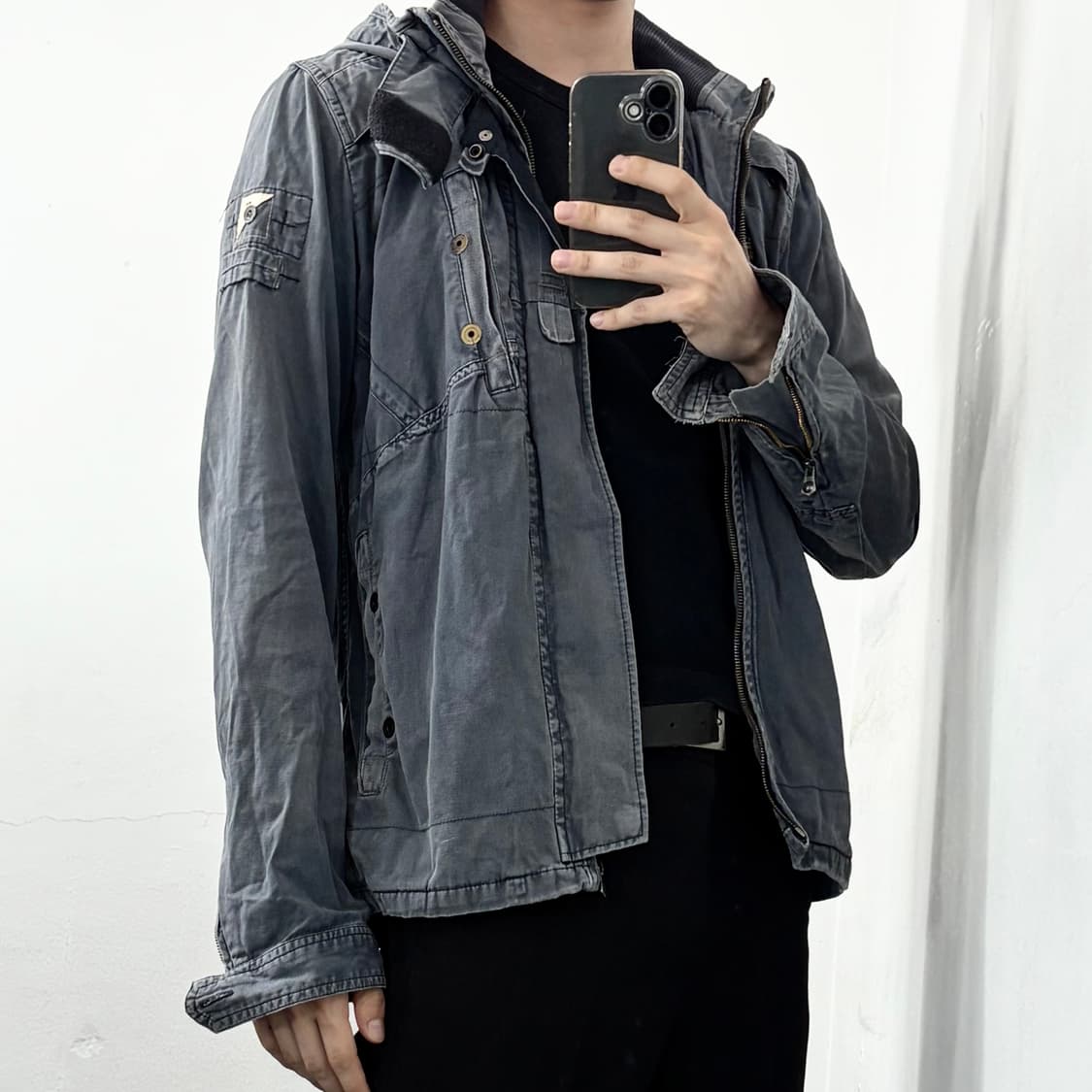 지스타로우 후드 유틸리티 자켓 상품이미지3