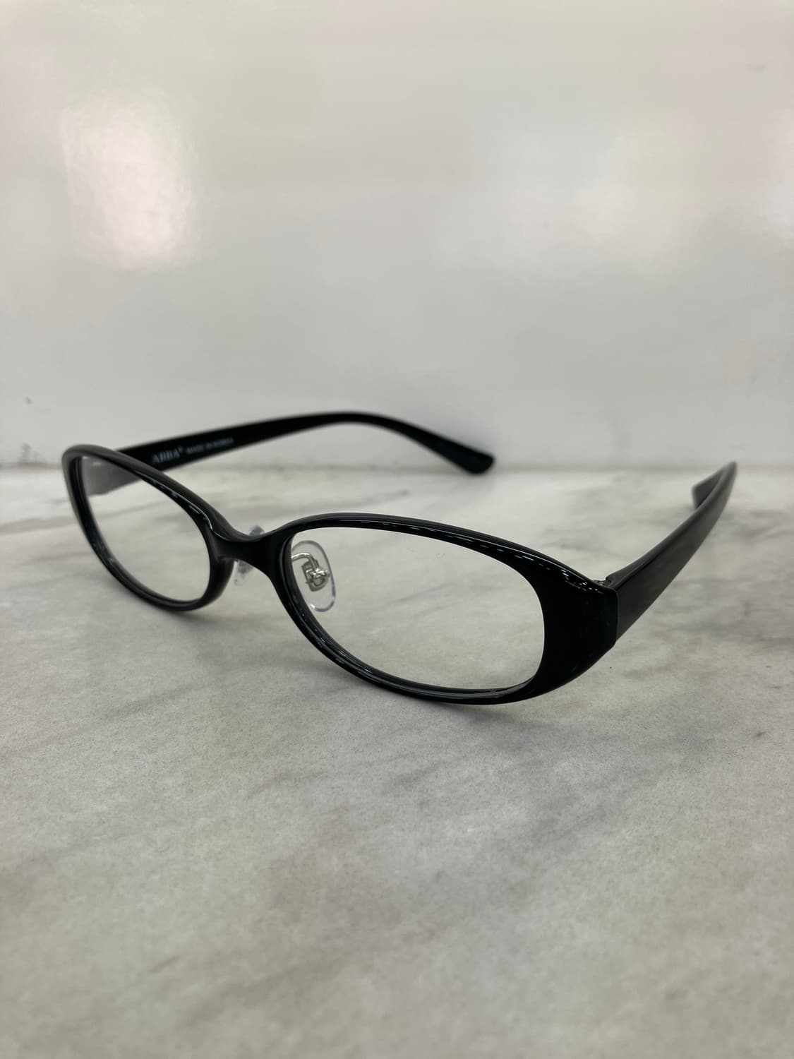 B69 AB2TR 유광 블랙 오벌 슬림 뿔테 안경564 상품이미지7