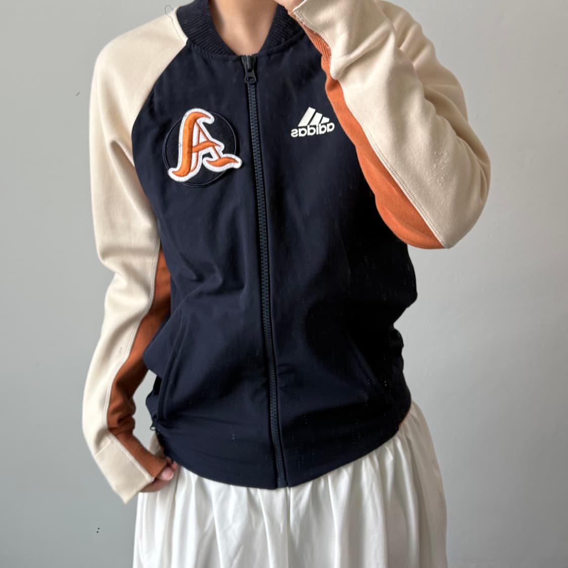 [L] 아디다스 블루종 집업 상품이미지1