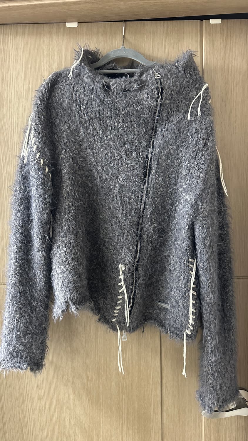 HARLOW DAMAGED KNIT JACKET atb1388w 상품이미지1