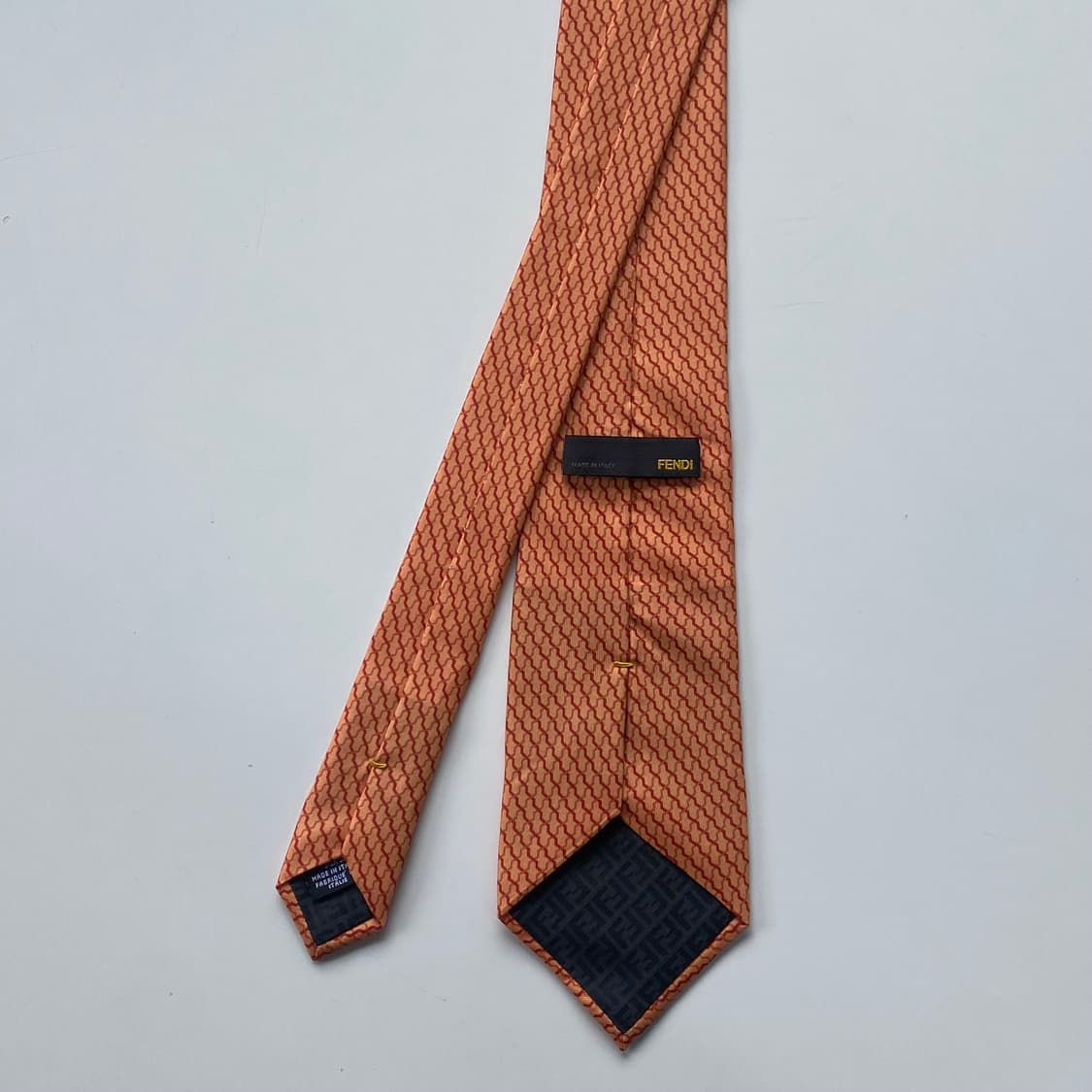 새상품급 펜디(FENDI) 심플로고 명품 정품 넥타이 상품이미지3
