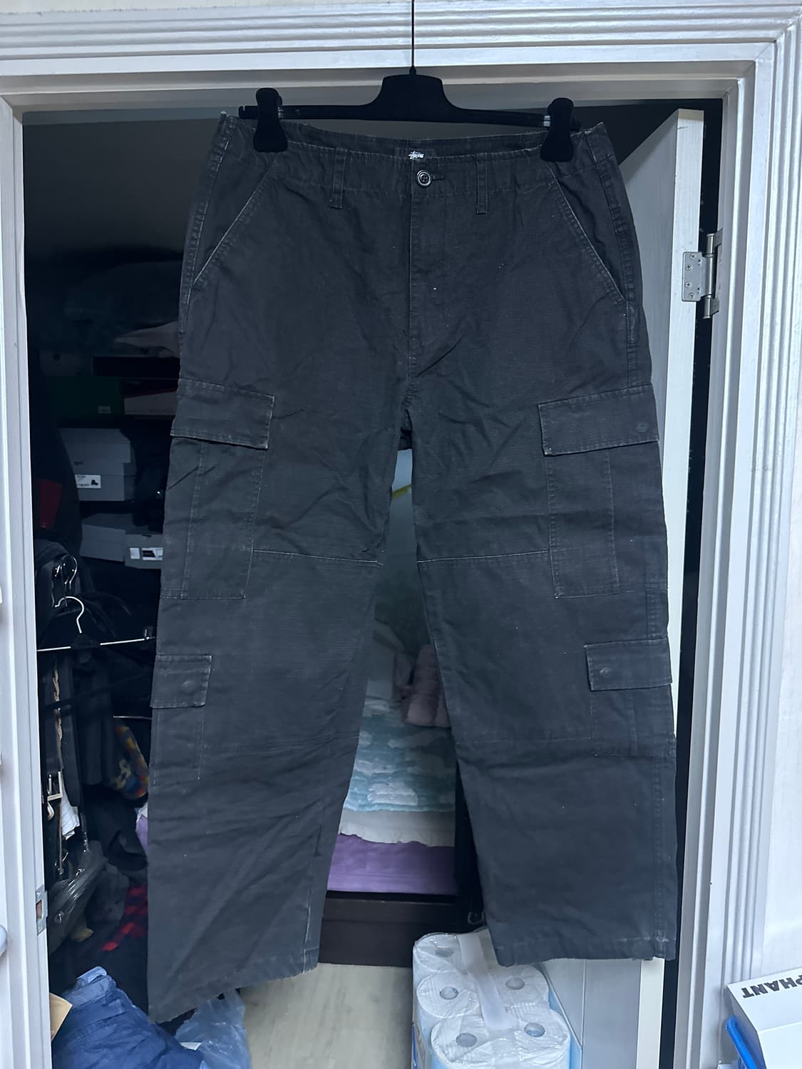 [34] 스투시 립스탑 더블 카고 팬츠 상품이미지1