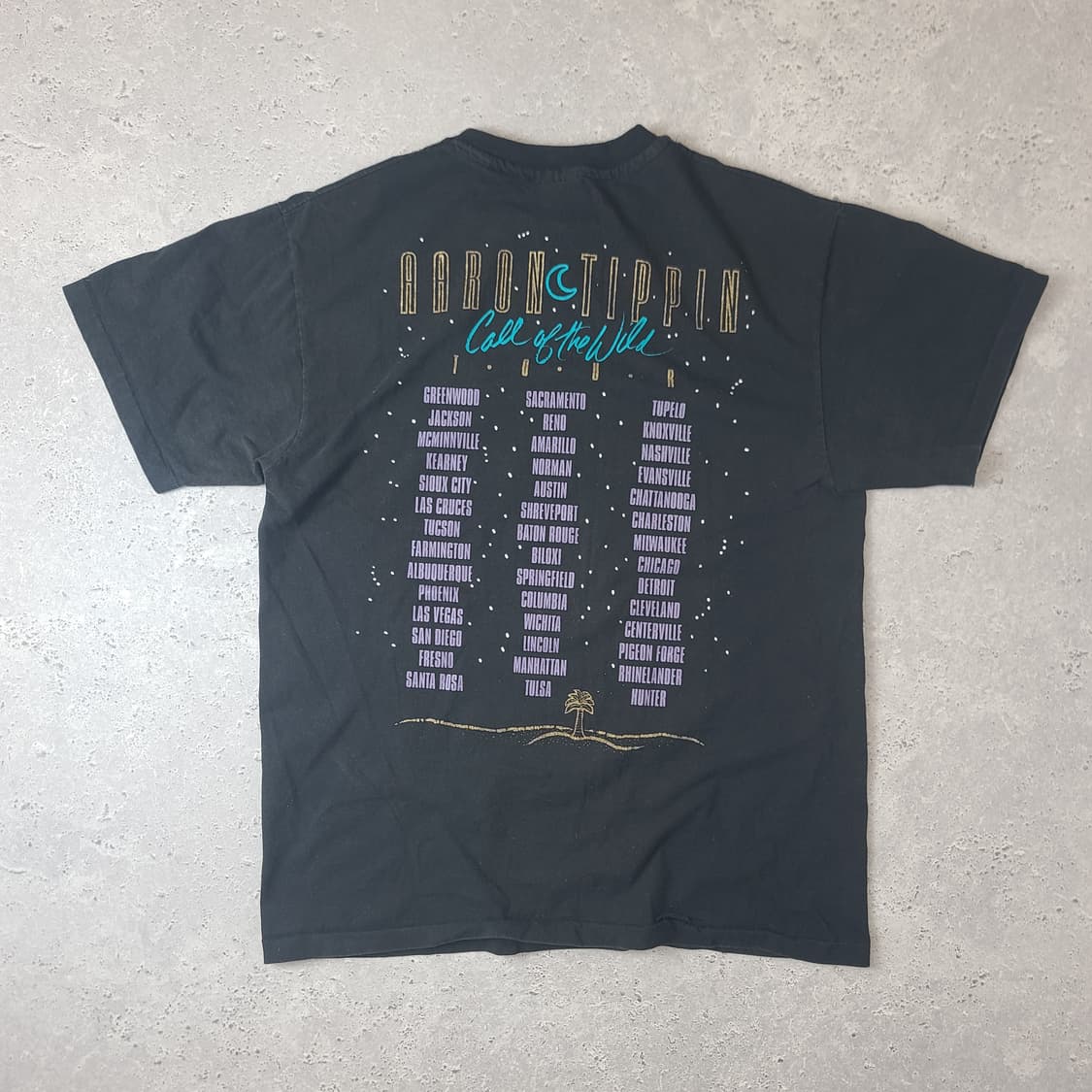 Aaron Tippin Call of the wid tour tee 상품이미지2