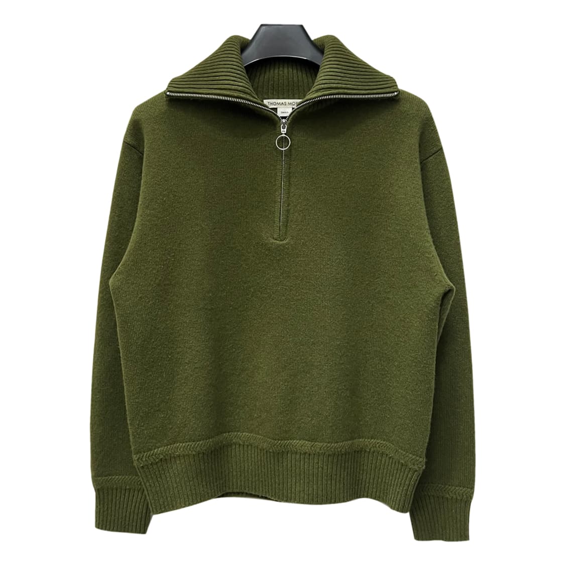 토마스모어 하프집업 울 니트 S 상품이미지1