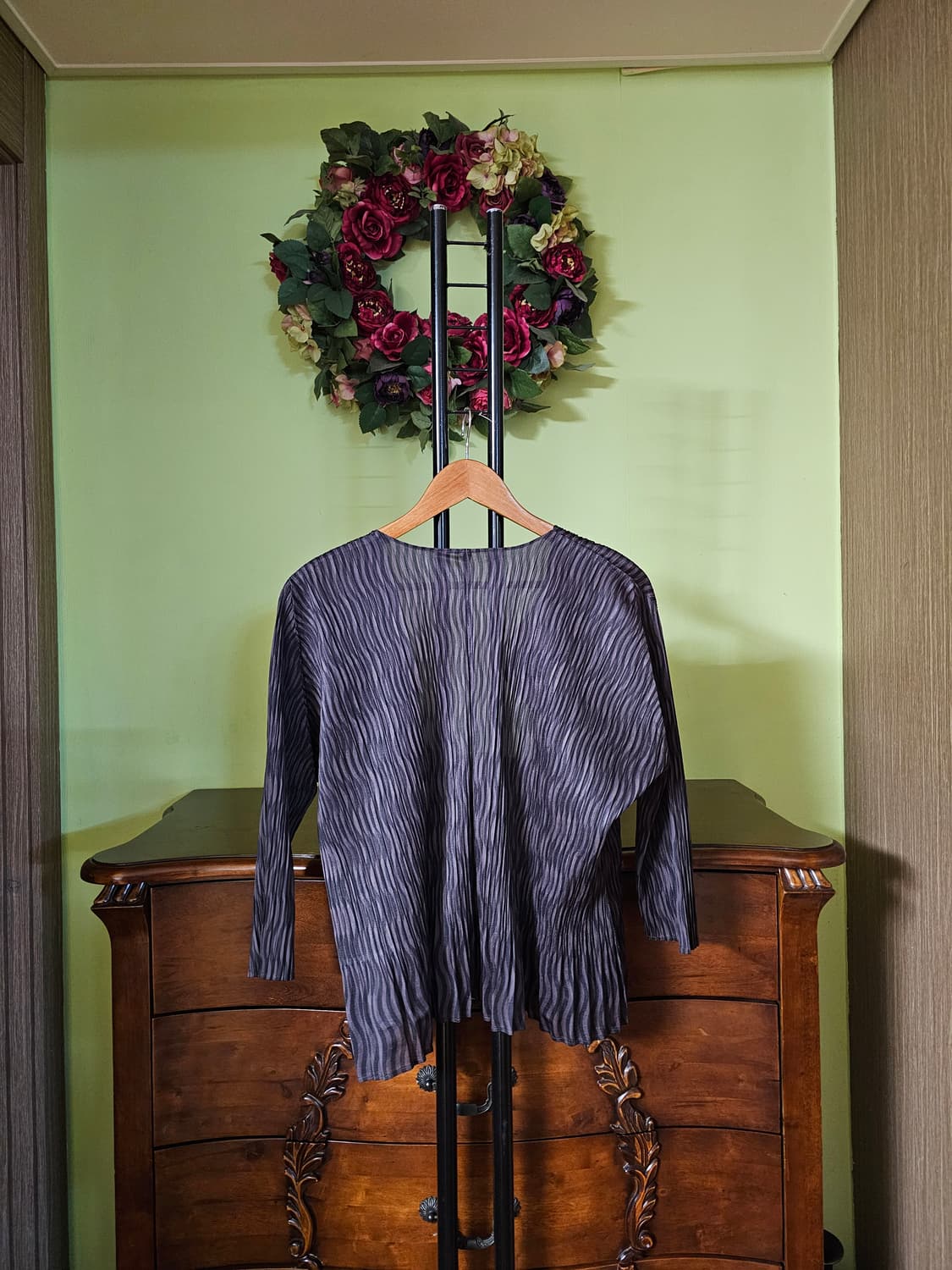 플리츠플리즈 주름가디건 상품이미지2