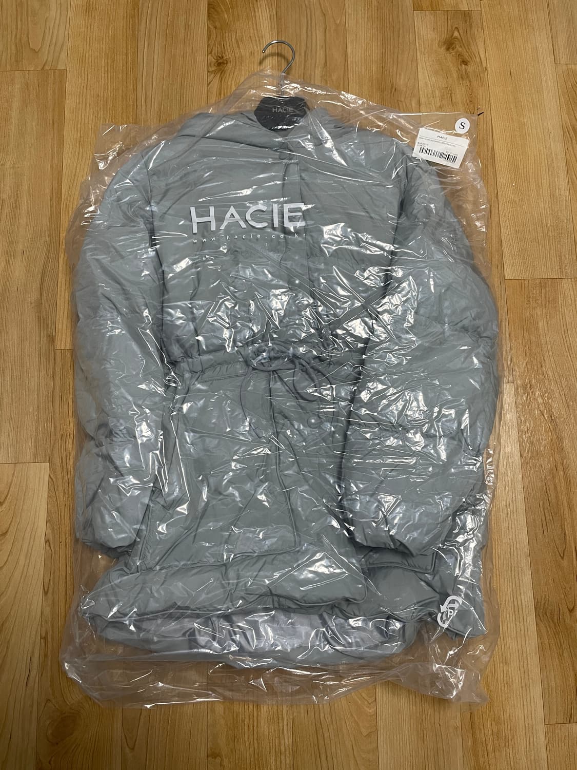 하시에 패딩 헤비 덤플링 다운 블루그레이 S 상품이미지5