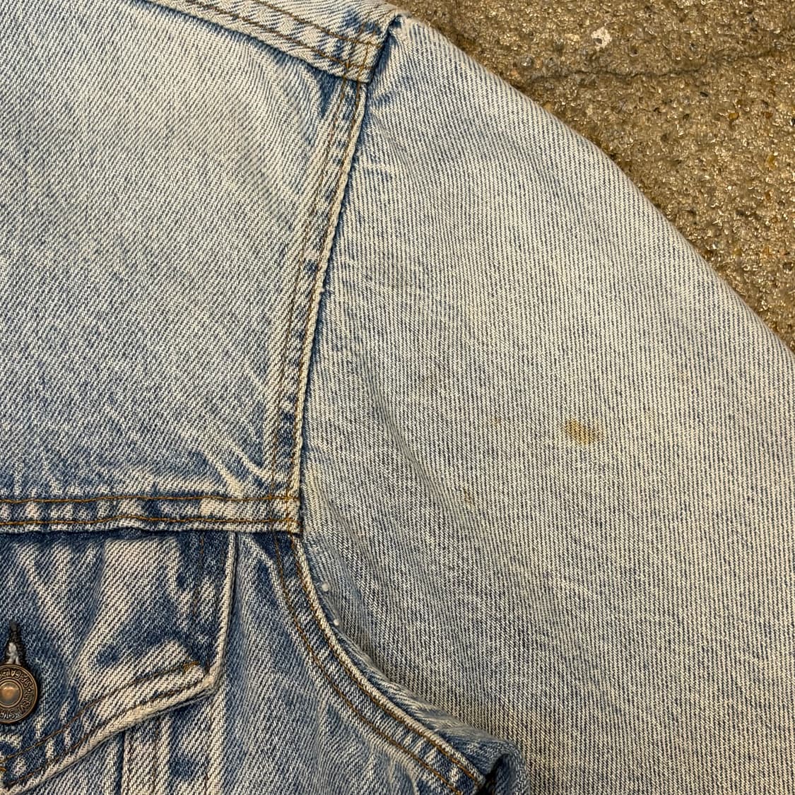 레어 90s Made in USA 빈티지 리바이스 청자켓 데님자켓 상품이미지5