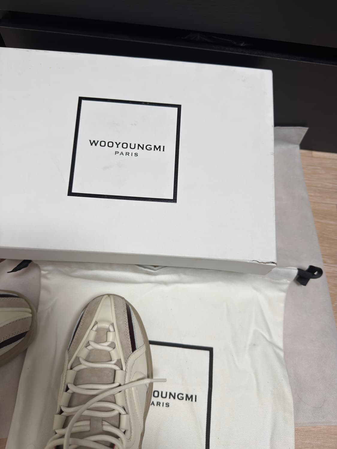 (새상품)우영미 브라운 레더 로우탑 스니커즈 (42-270 상품이미지8