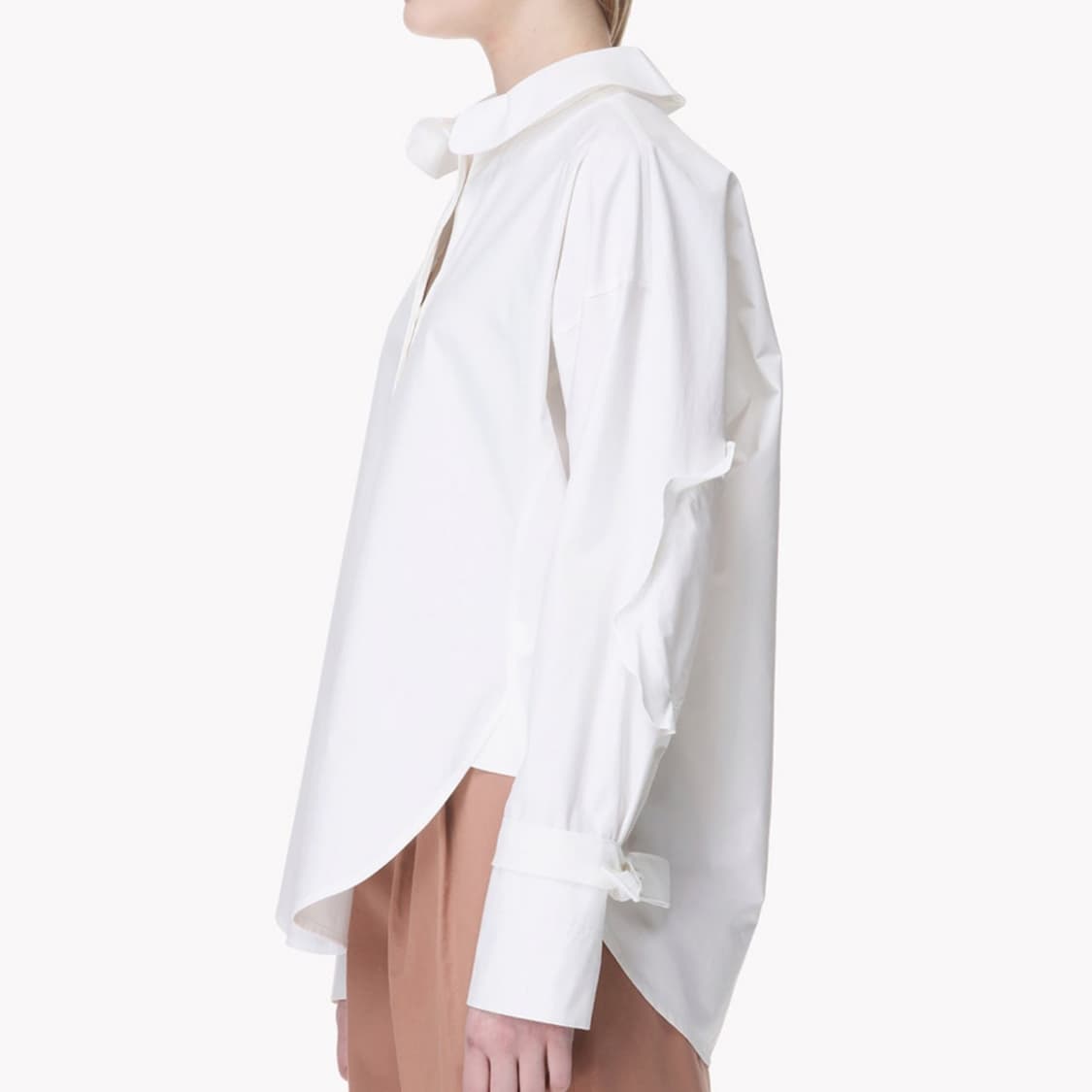 시스템(SYSTEM) 피터팬카라 커프스소매 블라우스 프리사이즈 상품이미지3