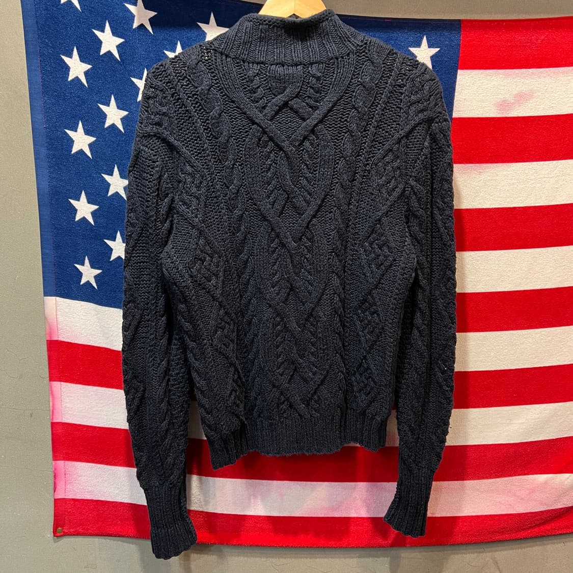 폴로 랄프로렌 블랙라벨 네이비 목폴라 니트 상품이미지2