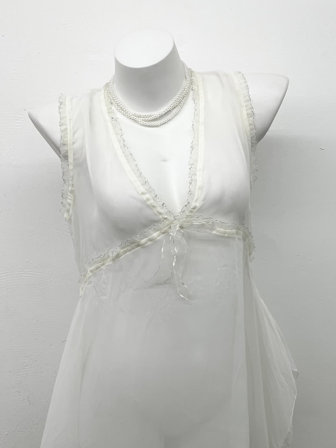 화이트 퓨어 시어 슬립 상품이미지2