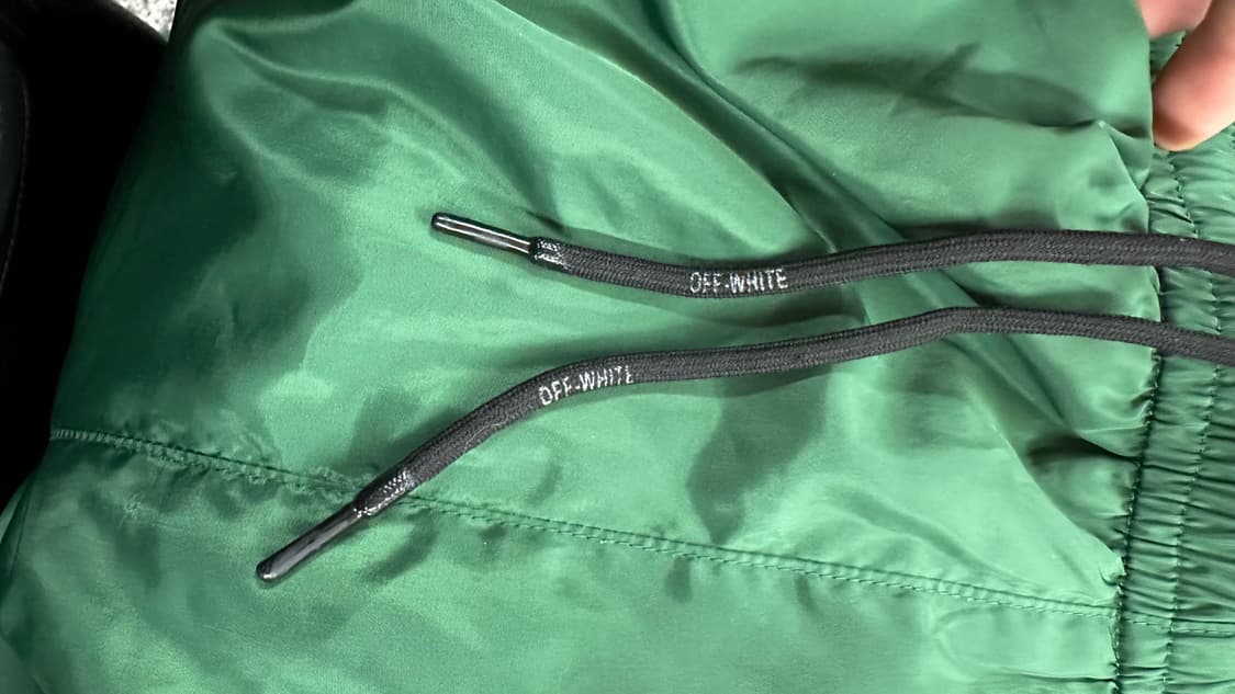 오프화이트 그린 트랙 팬츠 상품이미지5