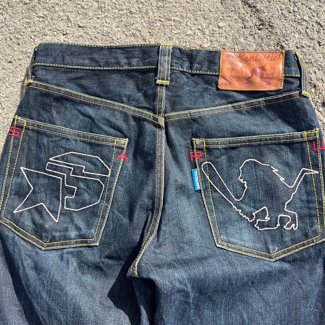 Santastic! 사루 셀비지 데님 팬츠 상품이미지1