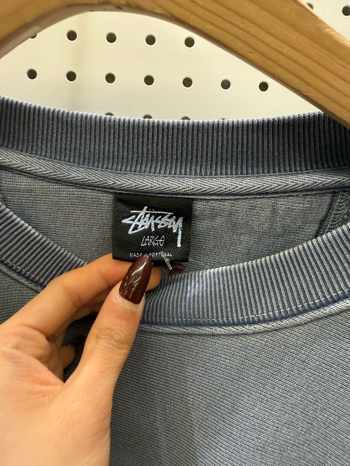 스투시 8볼 피그먼트 다이드 맨투맨 U1541 상품이미지5