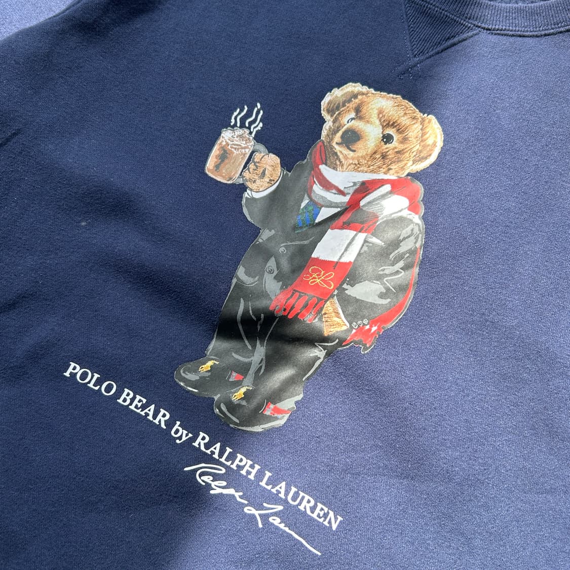 폴로 랄프로렌 베어 네이비 맨투맨 상품이미지5