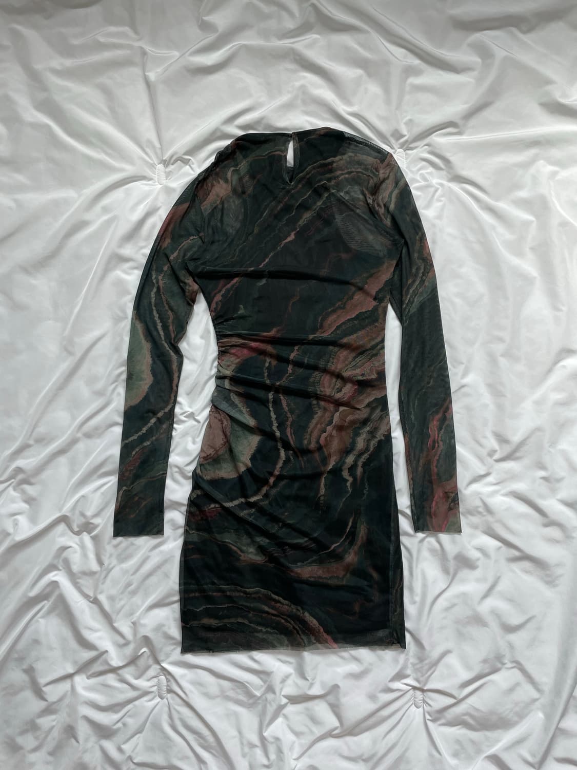 자라 PRINTED TULLE DRESS 상품이미지7