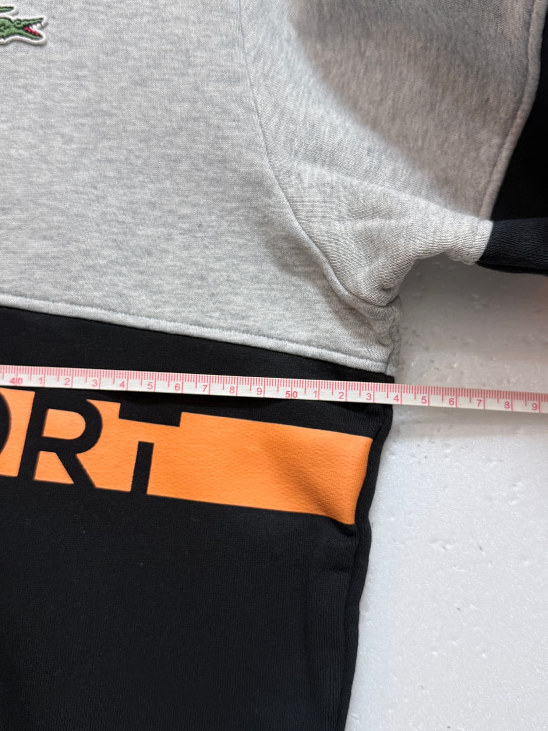 라코스테 그라데이션 배색 기모 스웨트셔츠 95 상품이미지7