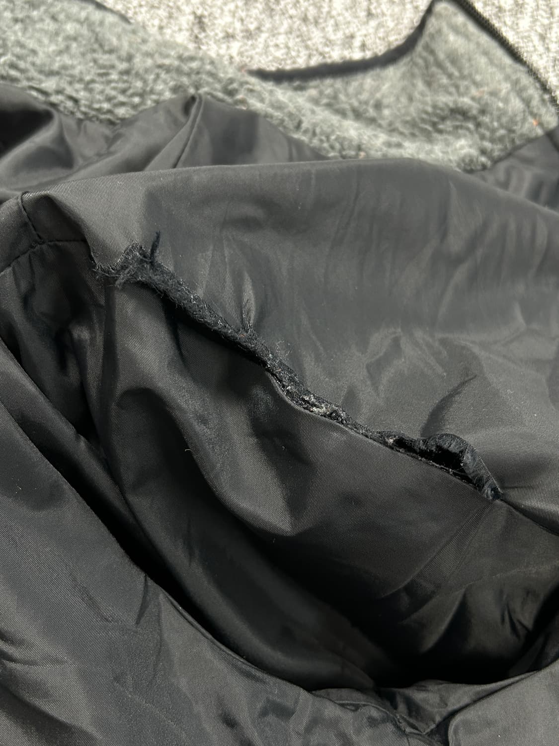 나이키 90’s 블랙 택 딥파일 그레이 플리스 자켓 L  상품이미지7