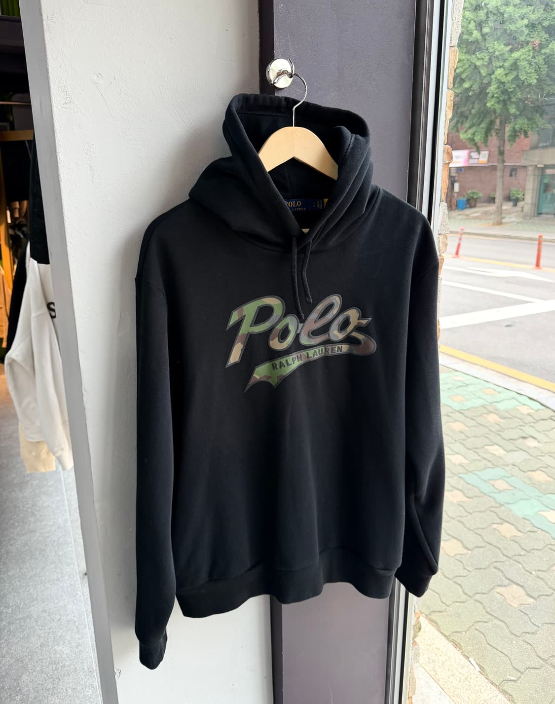 L/ 폴로랄프로렌 카모 스크립트 후드티 상품이미지2
