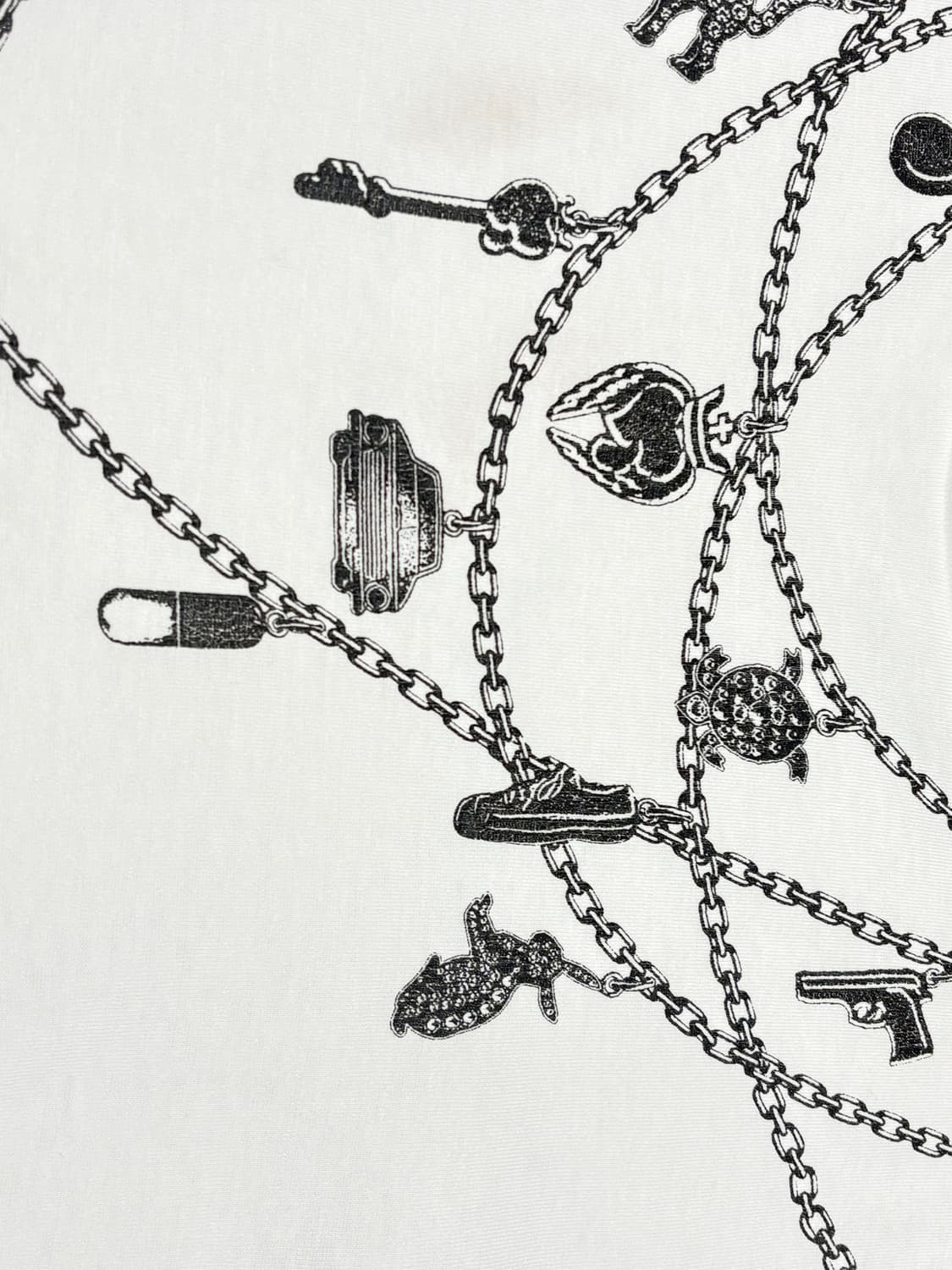 Number (N)ine 04ss Chain Graphic T Shirt 상품이미지4